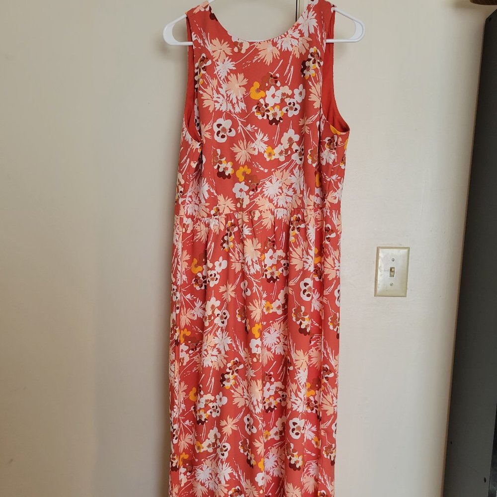 Loft floral maxi dress